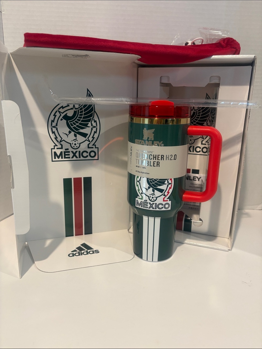 Stanley Mexico Soccer Quencher Tumbler - Green & Red